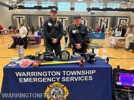FF/EMT Dolan and Captain Serowsky attend CB South Career Fair